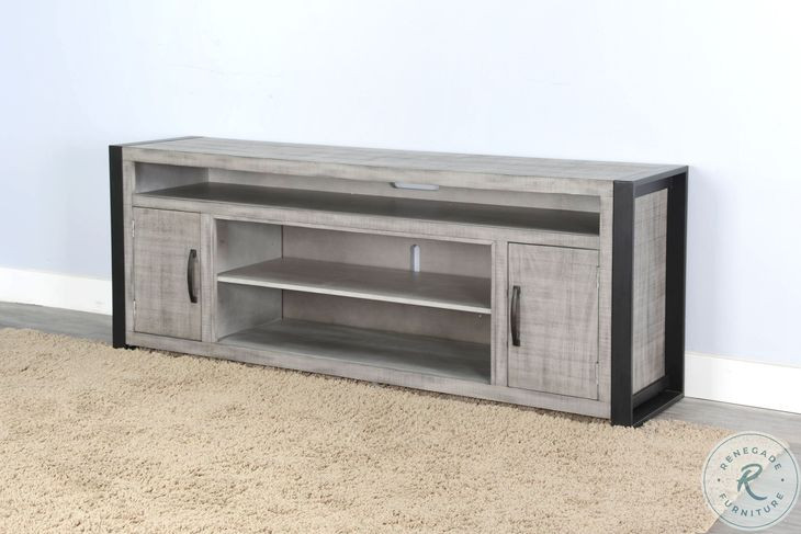 Elmcrest Gray 78" Media Console