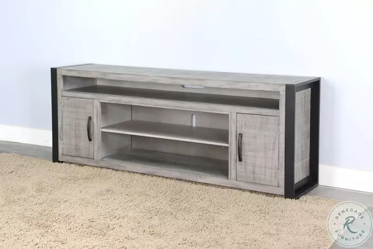 Elmcrest Gray 78" Media Console