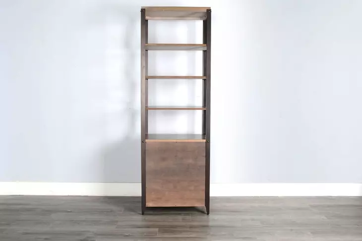 San Diego Antique Brown 2 Door Tall Bookcase