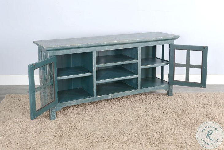 Seabright Green 62" TV Console