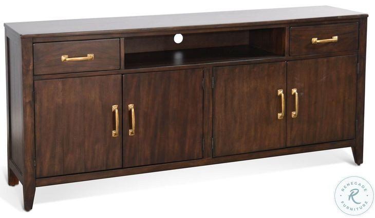 Golden Grove Dark Brown 72" Media Console