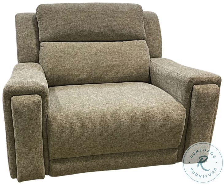 The Boss Monaco Stonewash Leather Triple Power Recliner