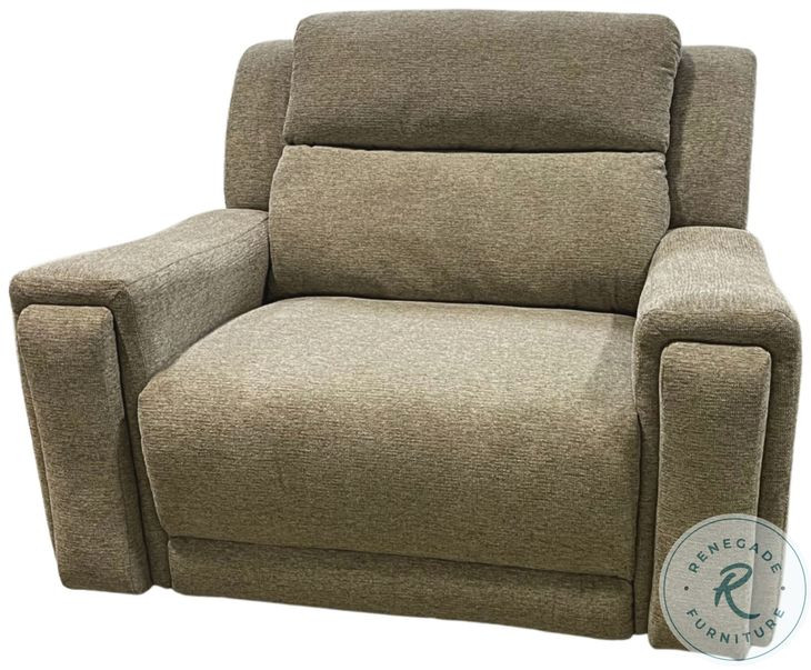 The Boss Monaco Stonewash Leather Triple Power Recliner