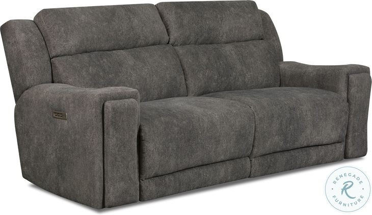 The Boss Rockport Granite Triple Power Reclining Sofa