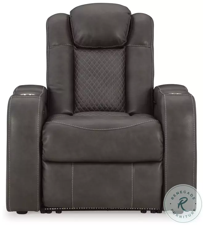 Fyne Dyme Shadow Power Recliner with Adjustable Headrest