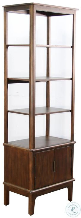 Monroe Grace Dark Brown 4 Shelf Pier