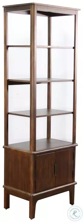 Monroe Grace Dark Brown 4 Shelf Pier
