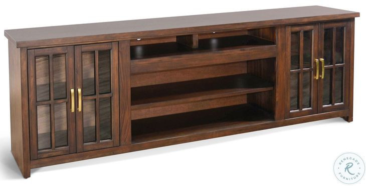 Noble Elm Dark Brown 98" Media Console