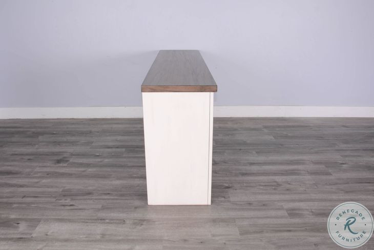 Noble Elm White 76" Media Console