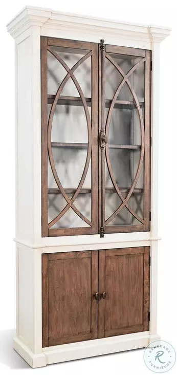 Majestic Manor White 6 Shelf Pier