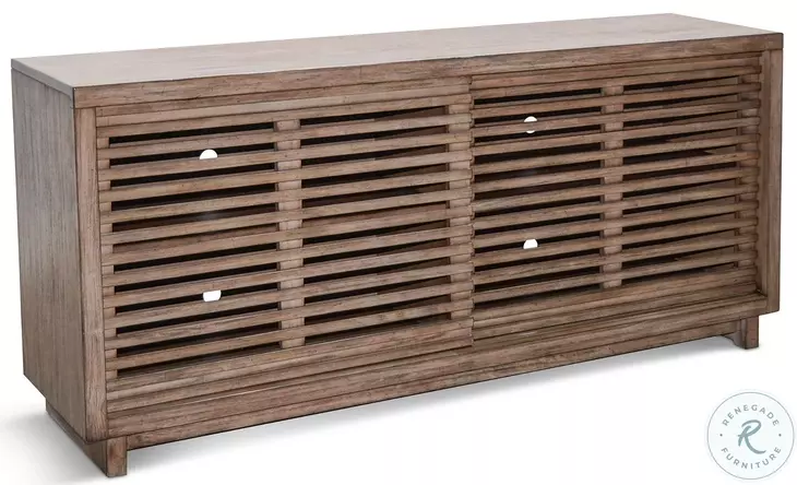Hearthwood Haven Natural 2 Door 65" TV Console
