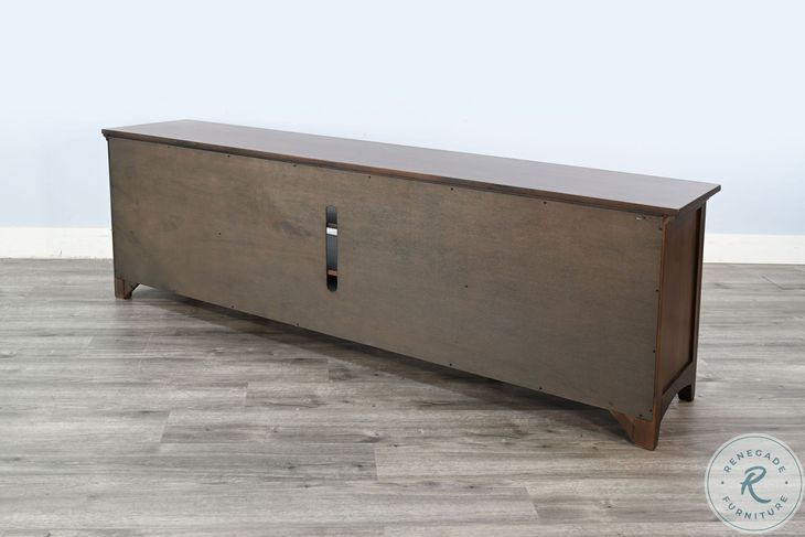 Ember Grace Dark Brown 82" Media Console
