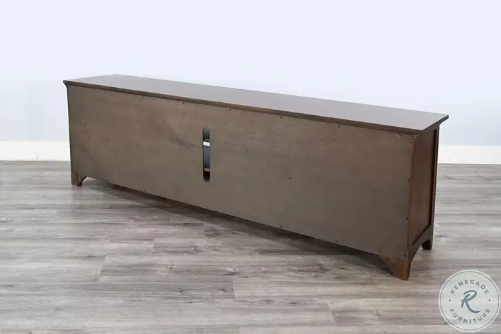 Ember Grace Dark Brown 82" Media Console