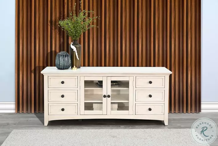 Ember Grace White 62" Media Console