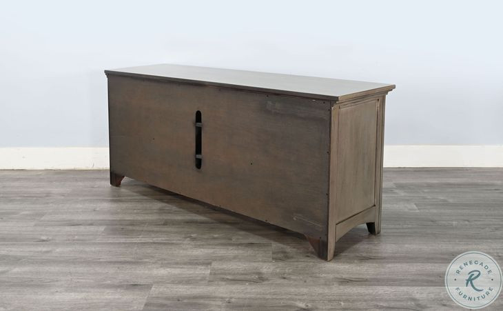 Ember Grace Gray 62" Media Console