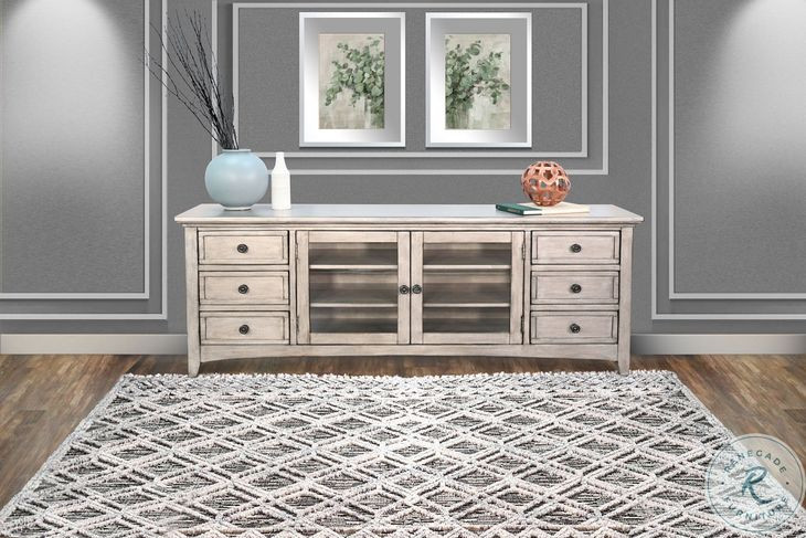 Willow Nest Gray 72" Media Console