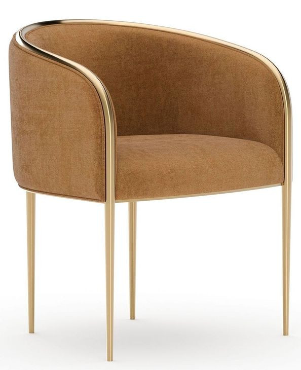 Tension Vintage Camel Upholstered Dining Chair