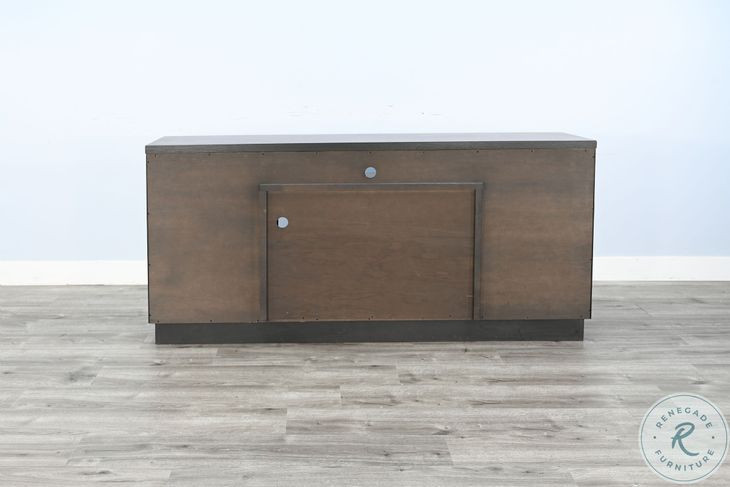 Whimora Black 2 Door 78" Media Cabinet