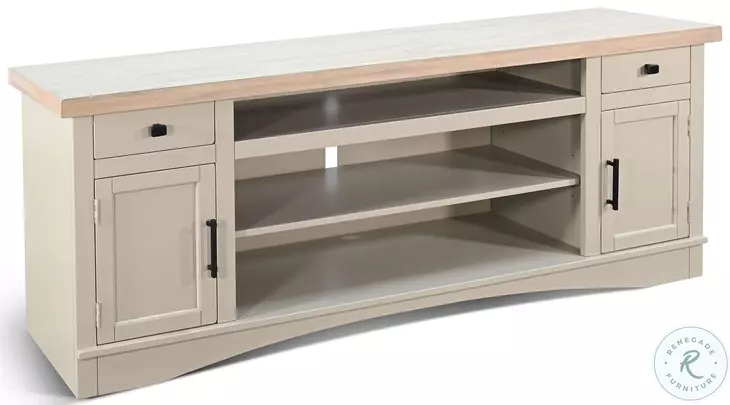 Radiant Drift Natural 2 Door Media Cabinet