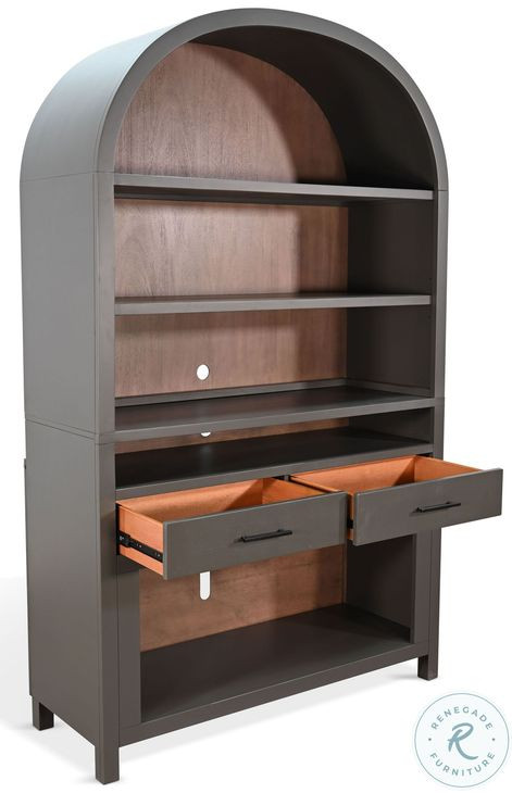 Arclume Gray 52" Electric Fireplace Media