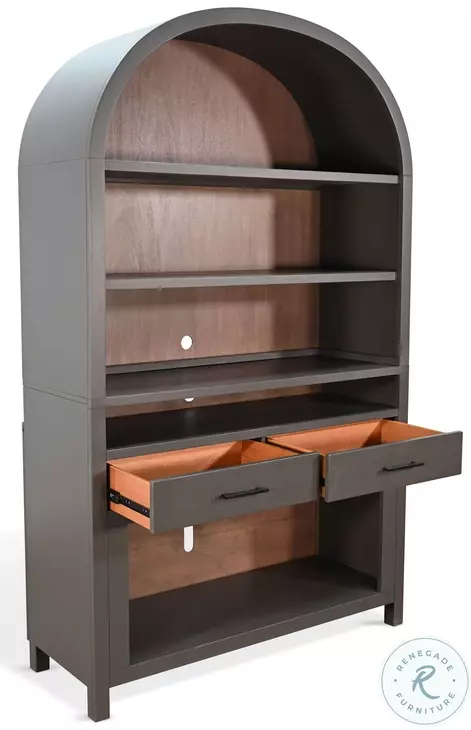 Arclume Gray 52" Electric Fireplace Media