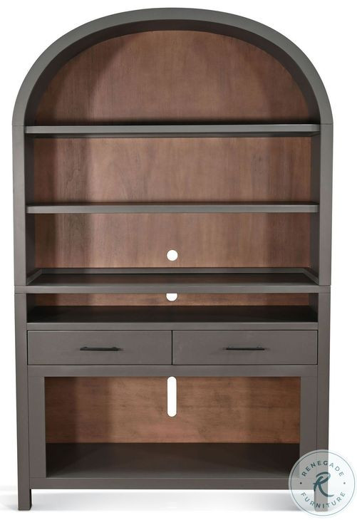 Arclume Gray 52" Electric Fireplace Media