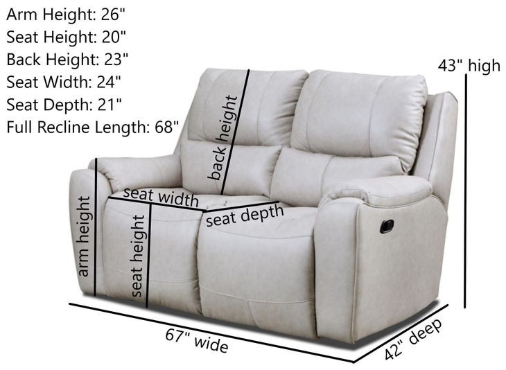 Westchester Platinum 67" Double Power Reclining Loveseat with USB Charging