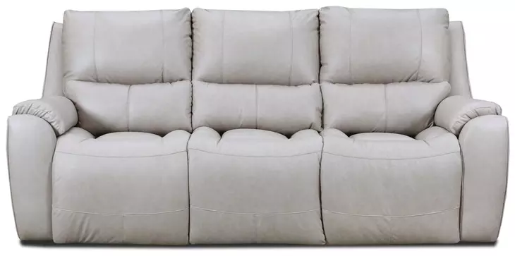 Westchester Platinum 92" Double Power Reclining Sofa with Power Headrest and USB Charging