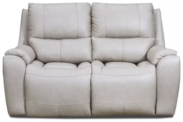 Westchester Platinum 67" Double Power Reclining Loveseat with Power Headrest and USB Charging