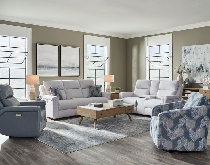 Madison Telluride Stone 88" Zero Gravity Power Reclining Sofa with USB Charging