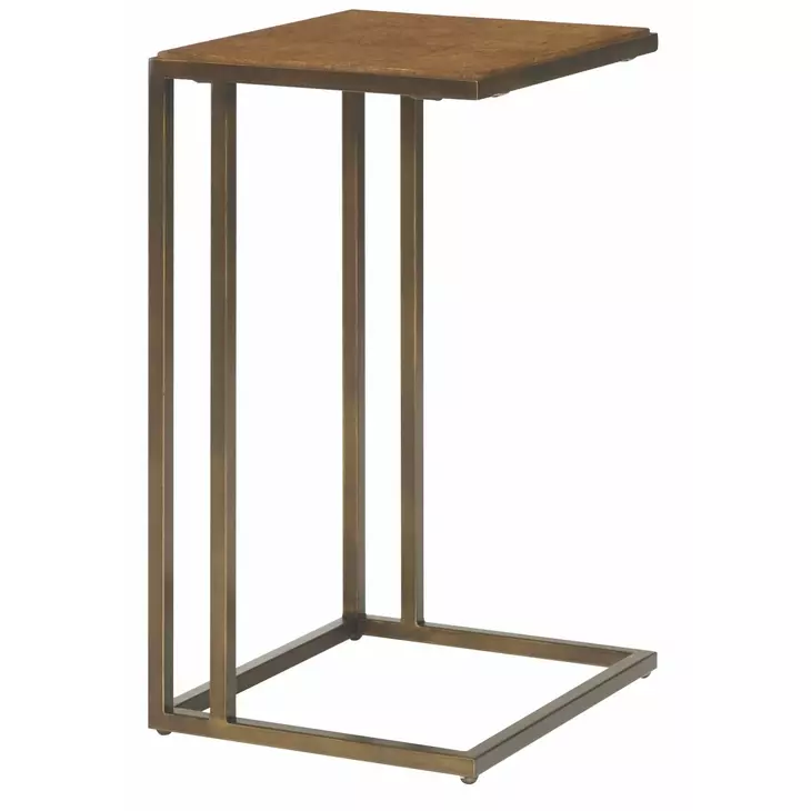 Soho Khaki Travertine Accent Table