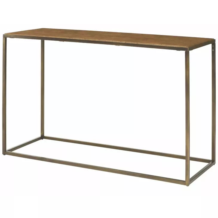 Soho Khaki Travertine Sofa Table