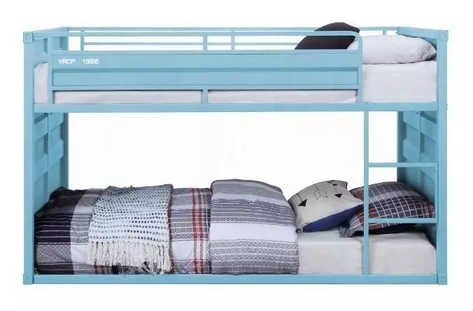 Cargo Aqua Twin Over Twin Bunk Bed