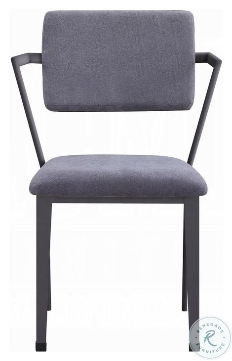 Cargo Gray Fabric and Gunmetal Office Chair