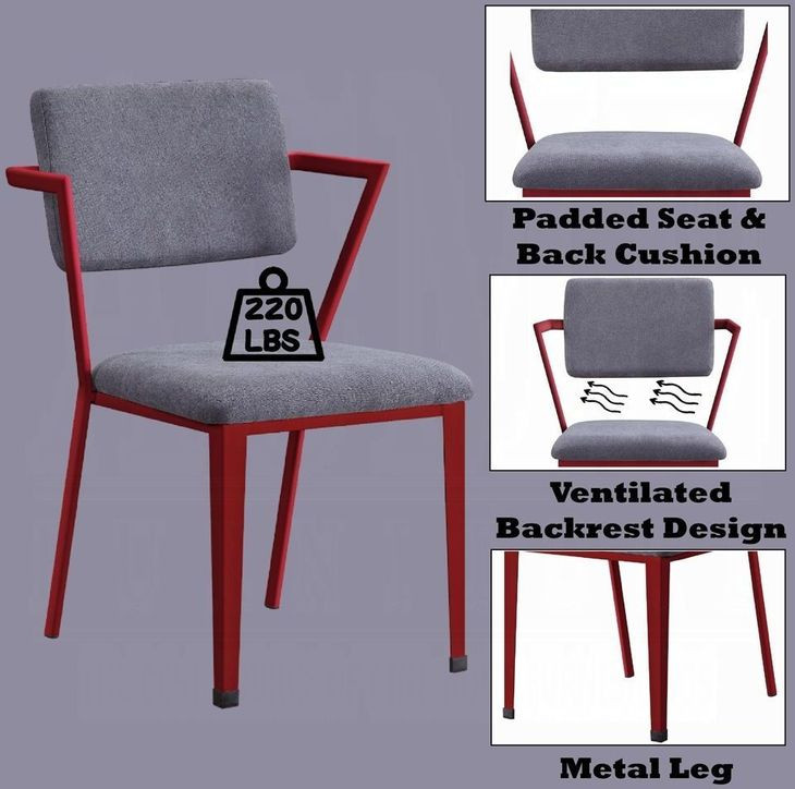 Cargo Gray Upholstered Office Chair