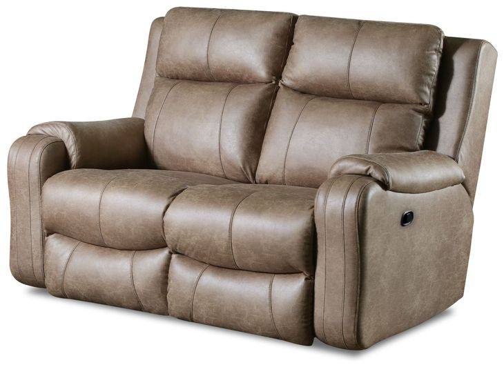 Contour Cocoa 60" Reclining Loveseat
