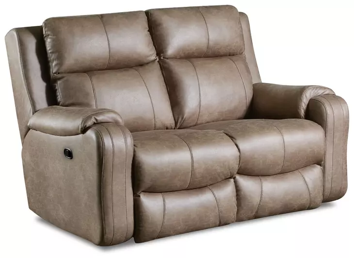 Contour Cocoa 60" Reclining Loveseat