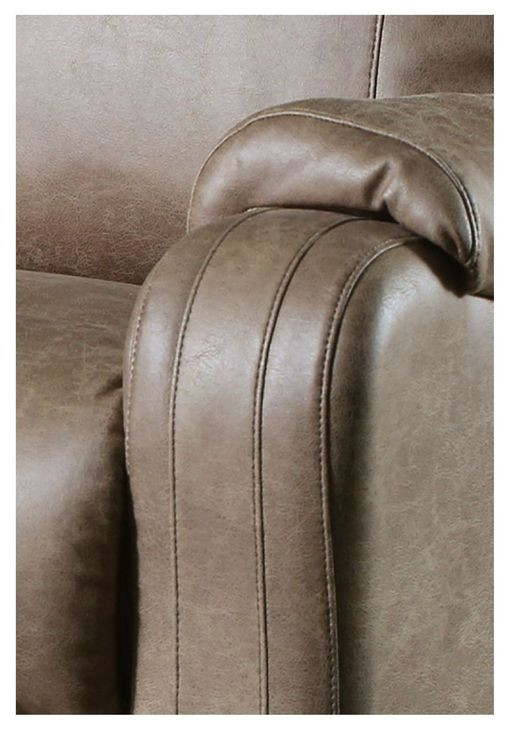 Contour Cocoa 60" Reclining Loveseat