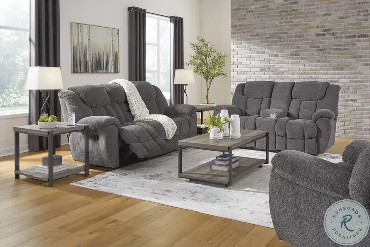 Foreside Charcoal Performance Fabric Rocker Recliner