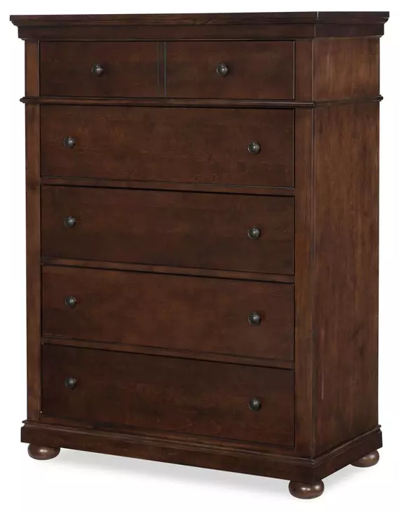 Canterbury 2.0 Warm Cherry 5 Drawer Chest