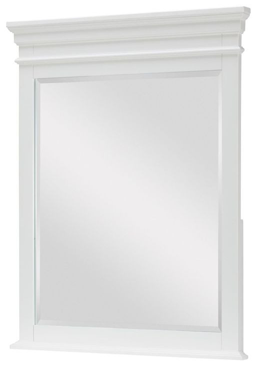Canterbury 2.0 Natural White Rectangular Dresser Mirror