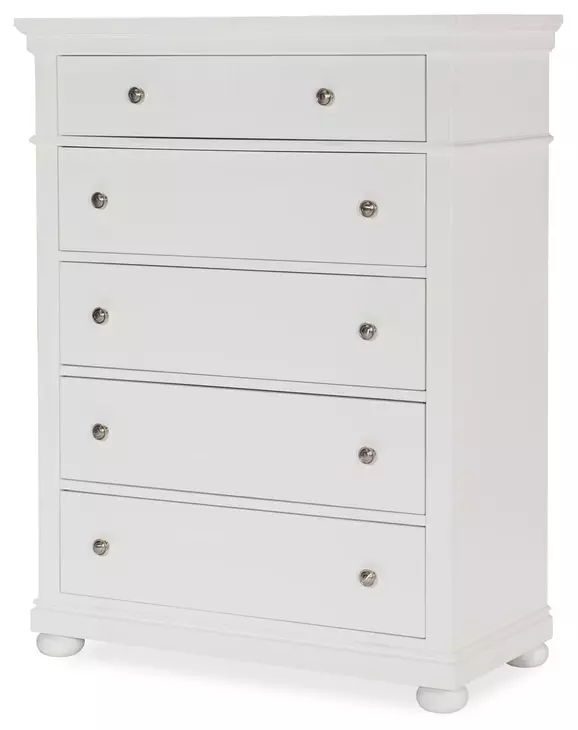 Canterbury 2.0 Natural White 5 Drawer Chest