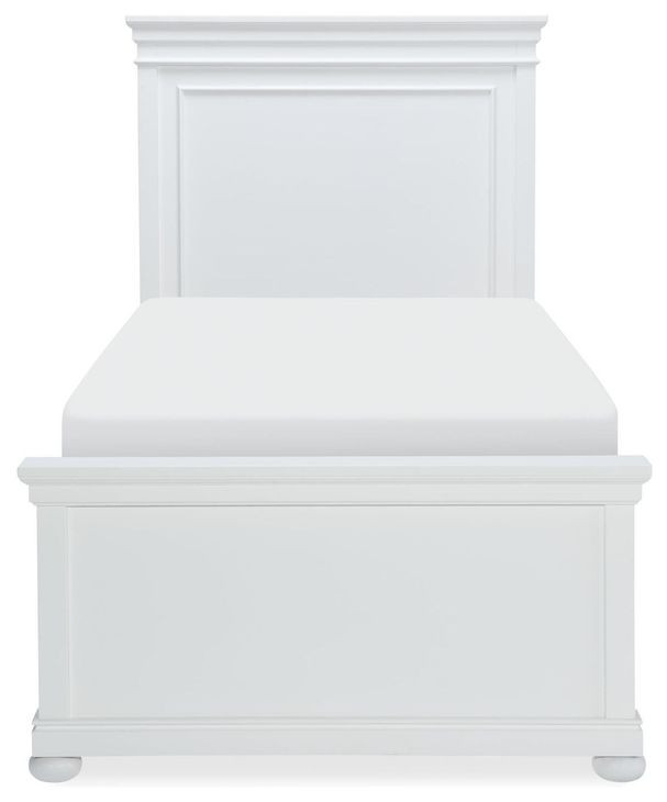 Canterbury 2.0 Natural White Twin Panel Bed