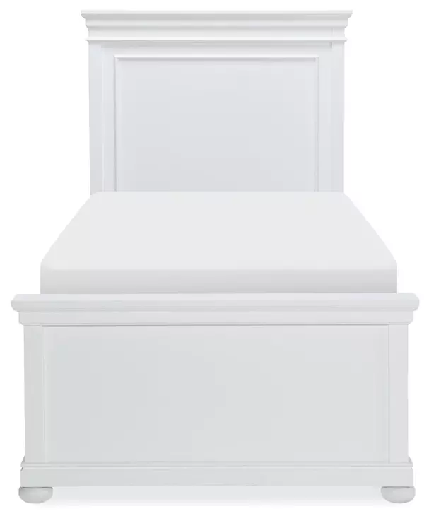 Canterbury 2.0 Natural White Twin Panel Bed