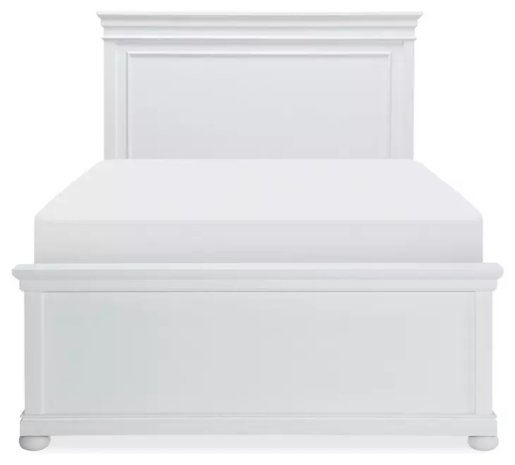 Canterbury 2.0 Natural White Full Panel Bed