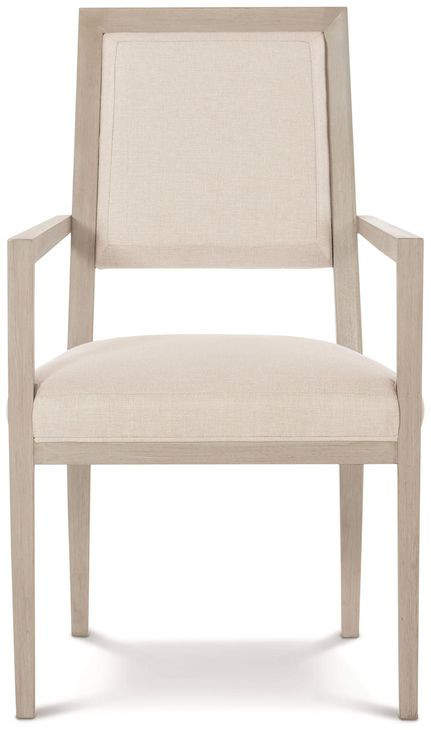 Axiom Cream Upholstered Arm Chair Set of 2