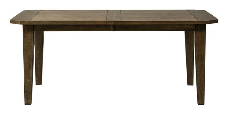 Hearthstone Tobacco Extendable Rectangular Leg Dining Table