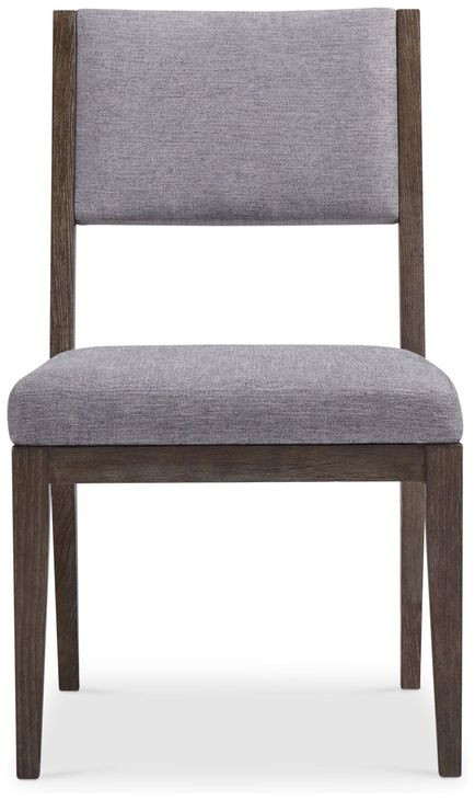 Linea Grey And Cerused Charcoal Side Chair Set of 2
