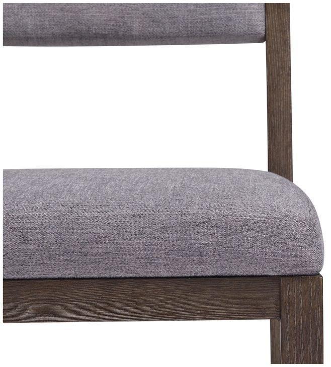 Linea Grey And Cerused Charcoal Side Chair Set of 2