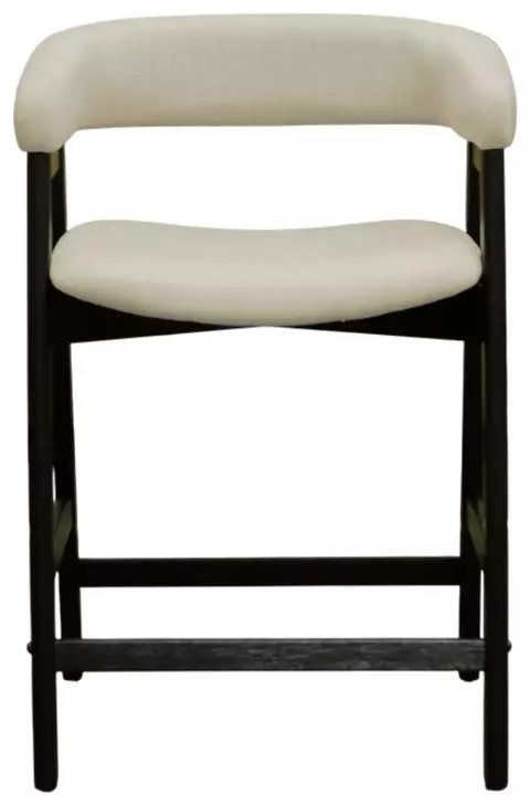 Cove Vintage Black Upholstered Counter Height Chair Set of 2
